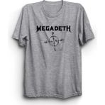 The Fame Megadeth, With Logo, Rock Metal Müzik Grubu Tişörtü - 12 - 13 Yaş - Gri