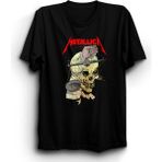 The Fame Metallica, And Justice For All 003, Rock, Metal Tişört - XS - Siyah