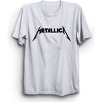 The Fame Metallica Classic Logo, Rock Metal Grup Tişörtü - XS - Beyaz