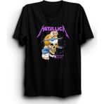 The Fame Metallica Damaged Justice, Rock Metal Tişört - 4XL - Siyah