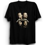 The Fame Metallica VRS-33 Rock Metal Grup Siyah Kadın T-shirt