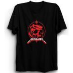 The Fame Metallica VRS-RED Rock Metal Grup Siyah Unisex T-shirt