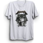 The Fame Metallica VRS112 Rock Metal Grup Beyaz Erkek T-shirt