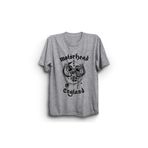 The Fame Motörhead England Classical Logo Rock Metal Grup Gri Kadın T-shirt
