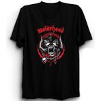 The Fame Motörhead With Red Rock Metal Grup Siyah Unisex T-shirt