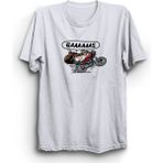 The Fame Motosiklet Motobike Motorcycle Gaz Gas Chopper Beyaz Kadın T-shirt