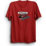 The Fame Motosiklet Motobike Motorcycle Gaz Gas Chopper Kırmızı Kadın T-shirt