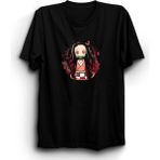The Fame Nezuko Kamado, Demon Slayer, Iblis Keser, Anime Tişört - 2XL - Siyah