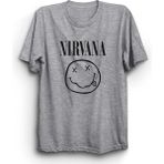 The Fame Nirvana, Black, Smile Rock Metal Grup Tişörtü - 4XL - Gri