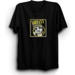 The Fame Nirvana, Kurt Cobain, Rock, Metal Tişört - XL - 01-Siyah