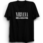 The Fame Nirvana, Nevermind, Black Design, Rock Metal Müzik Grubu Tişörtü - Siyah