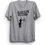The Fame Okçuluk Archery Ok Yay Gri Kadın T-shirt