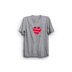 The Fame Oyuncak Kalp Heart From Toy Gri Kadın T-shirt