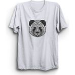 The Fame Panda Mandala Bear Beyaz Kadın T-shirt