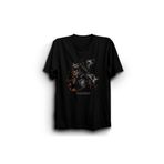 The Fame Power Rock Metal Müzik Wolf, Cobra And Wolf%100 Pamuk Tişört Siyah 3XL