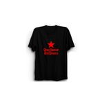 The Fame RATM Band Rock Metal Red Star Siyah Kadın T-shirt