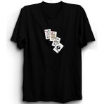 The Fame Rock Cards Rock Metal Grup Siyah Unisex T-shirt