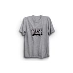 The Fame Rush Font Logo IV Rock Metal Grup Gri Kadın T-shirt