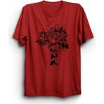 The Fame Şaşkın Zürafa Confused Giraffe Kırmızı Kadın T-shirt