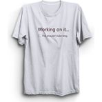 The Fame Sharepoint Working On It Server Yazılım Yazılımcı Computer PC Beyaz Erkek T-shirt