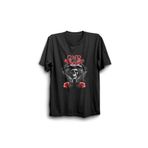 The Fame, Skull Slash, Rock Metal Tişört Siyah L theNM11072