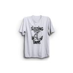 The Fame Sleeping With Anchor Rock Metal Müzik Grubu Beyaz Unisex T-shirt