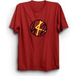 The Fame Stray Logo Yellow Colored K-Pop Kırmızı Kadın T-shirt