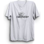 The Fame Swimmer Yüzücü Yüzme Dalga Deniz Swimming Swim Beyaz Kadın T-shirt