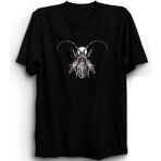 The Fame Tasarım Böcek Makine Mühendisi Machine Bug Engineer Siyah Kadın T-shirt