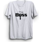 The Fame The Boss Patron Kravat Beyaz Kadın T-shirt