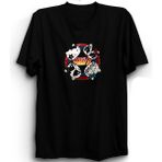 The Fame The Kiss Kiss Kitty Mizah Rock Metal Grup Siyah Kadın T-shirt