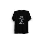 The Fame The Wall Black And White Rock Metal Müzik Grubu Kadın T-shirt