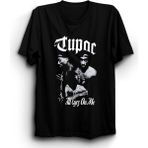 The Fame Thug Life, Tupac Shakur, Rap, 2pac, Vıı Hiphop Tişört - 5XL - Siyah