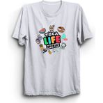 The Fame Toca Boca Karakterli Circle Game Oyun Beyaz Kadın T-shirt