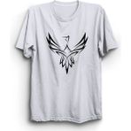 The Fame Tukan Kuşu 777 Sayı Sekanslı Toucan Bird Beyaz Kadın T-shirt
