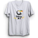 The Fame Tukan Kuşu, Toucan Bird, You Can Do It, Mizah Tişört - 5XL - Beyaz