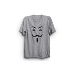 The Fame V For Vendetta V Film Gri Büyük Beden Kadın T-shirt