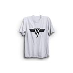 The Fame VH Classic Logo Rock Metal Grup Van Hln%100 Pamuk Tişört Beyaz 2XL