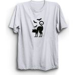 The Fame Yarasalar ve Kedi Cat And Bats Animal Beyaz Kadın T-shirt