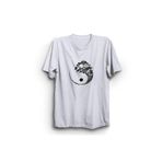 The Fame Ying-Yang Zen From Trees Ağaç ve Denge Beyaz Kadın T-shirt