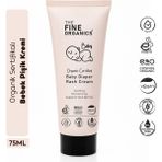THE FINE ORGANICS Organik Sertifikalı Bebek Pişik Kremi, Çinko İçerikli Vegan Bariyer ve Tahriş Karşıtı Bakım Kremi