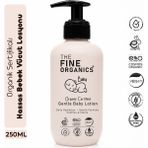 THE FINE ORGANICS Organik Sertifikalı Vegan Bebek Vücut Losyonu, Aloe Vera İçerikli Nemlendirici Bakım Losyonu