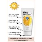 The Fıne Organıcs Spf 50+ Yüksek Korumalı Yoğun Leke Karşıtı Nemlendirici Güneş Kremi, 50ML