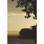 The Fluffy Nomad - Nature Series - hazy Adirondack Mountains: 125 page journal | college ruled