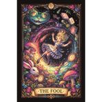 THE FOOL TAROT CARD: Alice in Wonderland Edition