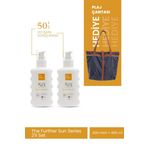 The Further Güneş Koruyucu Losyon Spf 50 Faktör Yetişkin 200 mL x 2 adet + Plaj Çantası Hediye