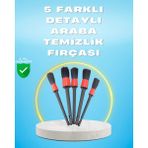The Gencoo Etc 5'li Araba Temizlik Fırçaları-Farklı Boyutlu Fırçalarla Derinlemesine Temizlik Tr
