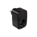 The Gencoo Tekli Yüksek Voltaj Korumalı Duvar Prizi 2x Type-C 1x USB Çıkışlı Priz Grup Priz Çoğaltıc�