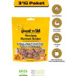 The Good Wild Mercipop Hurmalı Kraker 3'lü Paket | Glutensiz Atıştırmalık | Ilave Şekersiz | Hurma Püresi | 3 x 55 gr - 165 gr