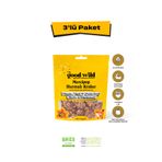 THE GOOD WİLD Mercipop Hurmalı Kraker | Glutensiz Atıştırmalık | İlave Şekersiz | Hurma Püresi |Ayçekirdeği |3x55g